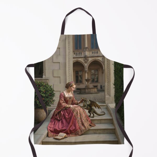 Item preview, Lady and Her Dragon Fantasy Portrait designed and sold by artisfun333.