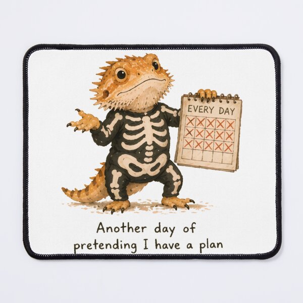 Item preview, Bearded Dragon Skeleton Costume Funny Halloween Art designed and sold by Messybeardie1.