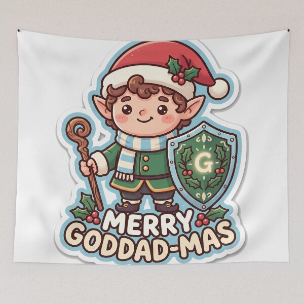 Item preview, Godfather Christmas Merry Goddad-mas Gift designed and sold by Soft Merch.