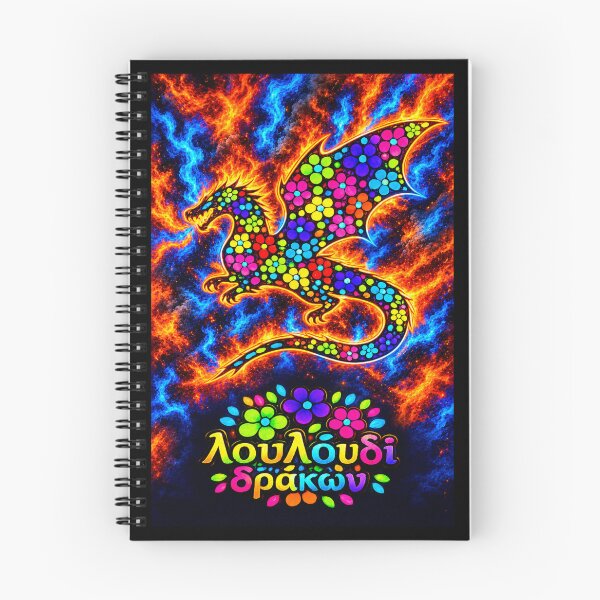 Item preview, Dragon with Bright Flowers  designed and sold by kel72.