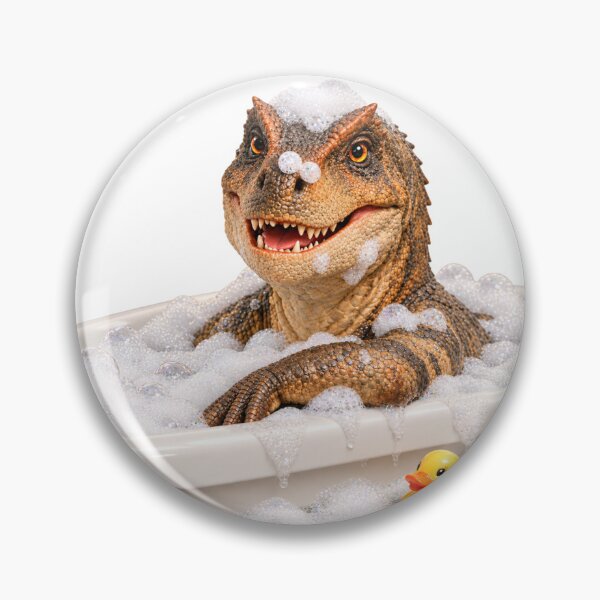 Item preview, Cheerful Allosaurus Bubble Bath designed and sold by Sillytoe.