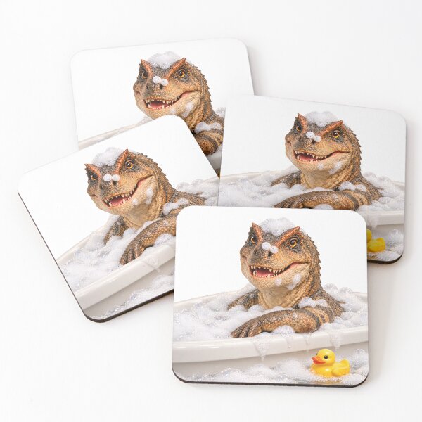 Item preview, Cheerful Allosaurus Bubble Bath designed and sold by Sillytoe.