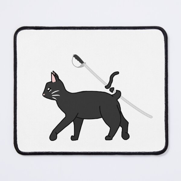 Item preview, Black Cat with Color Guard Sabre designed and sold by Lizzy Bee Designs.