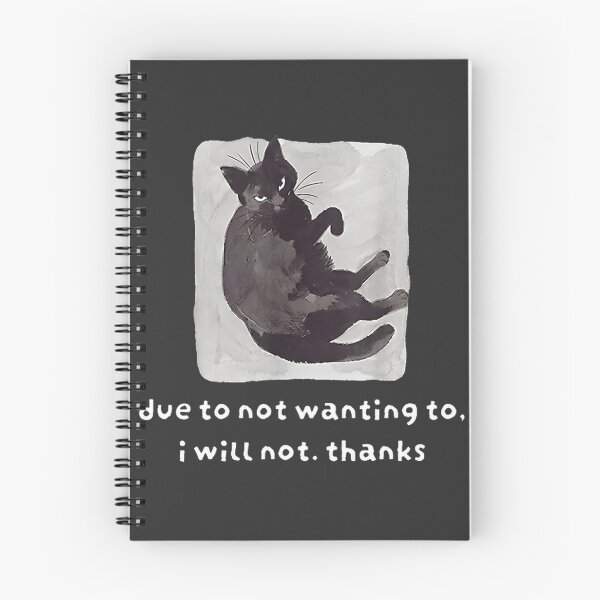 Item preview, Funny Cat Saying No with Attitude Quote Illustration designed and sold by N0XX.