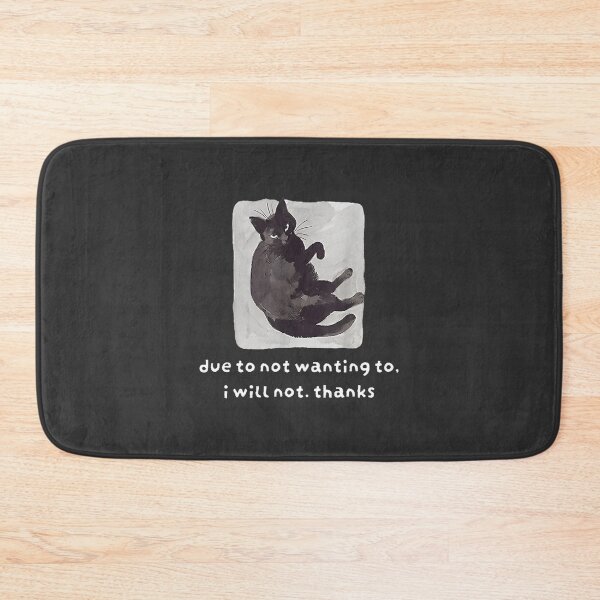 Item preview, Funny Cat Saying No with Attitude Quote Illustration designed and sold by N0XX.