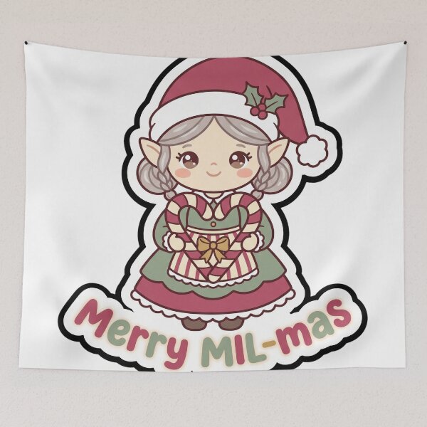 Item preview, Mother In Law Christmas Merry MIL-mas Gift designed and sold by Soft Merch.