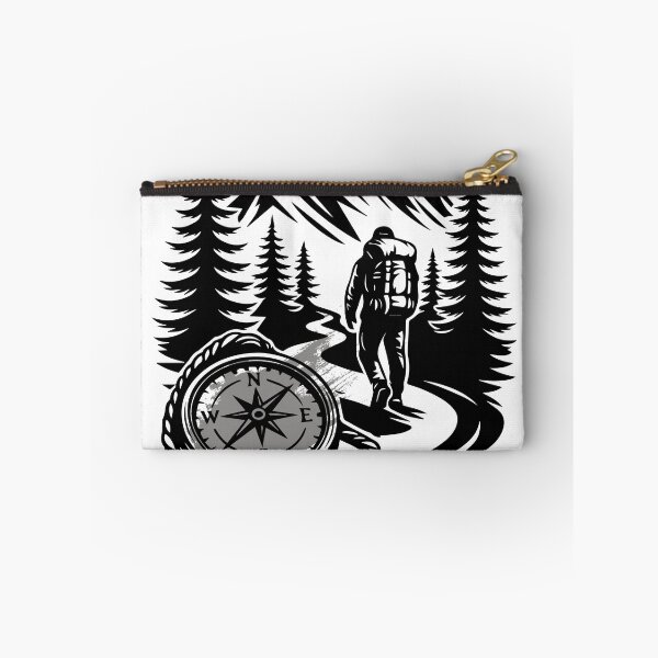 Item preview, Write Your Story - Vintage Mountain Hiker & Compass Adventure designed and sold by Sanjoy2020.