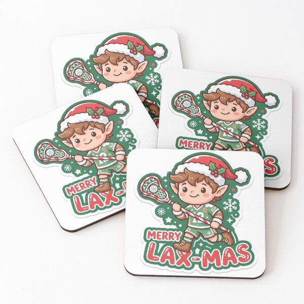 Item preview, Lacrosse Christmas Merry Lax-mas Gift designed and sold by Soft Merch.