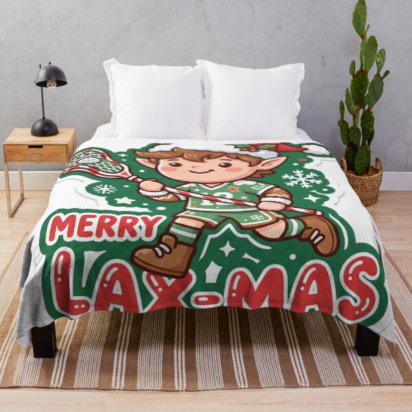 Item preview, Lacrosse Christmas Merry Lax-mas Gift designed and sold by Soft Merch.