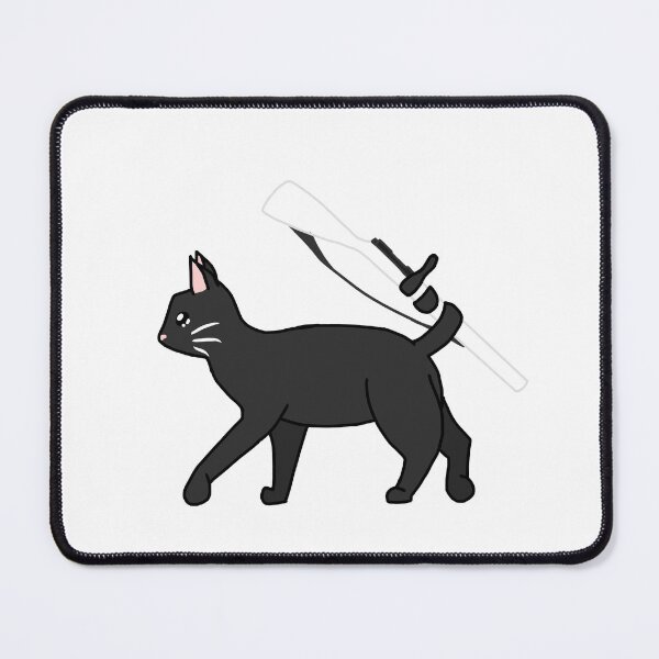 Item preview, Black Cat with Color Guard Rifle designed and sold by Lizzy Bee Designs.