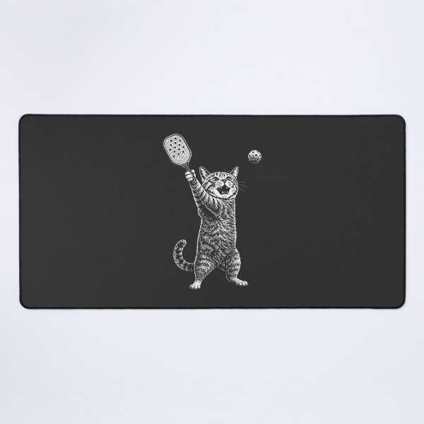 Item preview, Vintage Style Cat Playing Pickleball Retro Sports Design designed and sold by N0XX.
