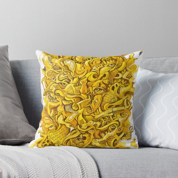 Item preview, Abstract Golden Doodle and Time Art Design designed and sold by Yellow Zone.