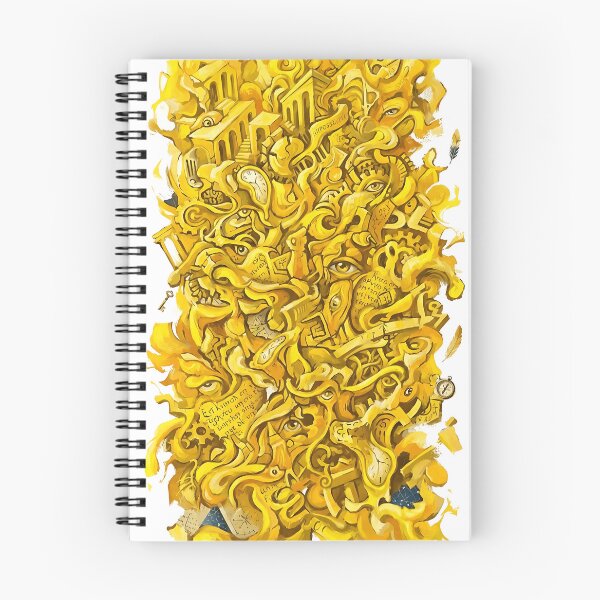 Item preview, Abstract Golden Doodle and Time Art Design designed and sold by Yellow Zone.