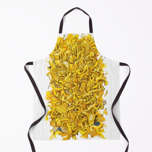 Item preview, Abstract Golden Doodle and Time Art Design designed and sold by Yellow Zone.
