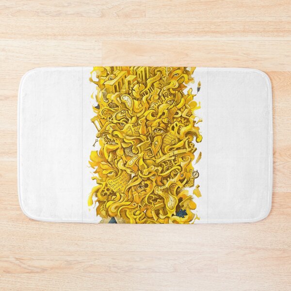 Item preview, Abstract Golden Doodle and Time Art Design designed and sold by Yellow Zone.