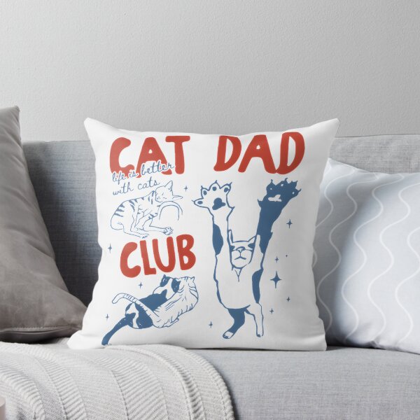 Item preview, Cat Dad Club - Life is Better with Cats - Father's Day Gift for Cat Lovers designed and sold by N0XX.