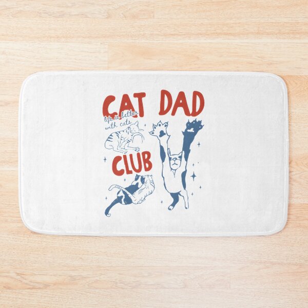 Item preview, Cat Dad Club - Life is Better with Cats - Father's Day Gift for Cat Lovers designed and sold by N0XX.