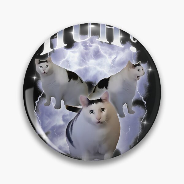 Item preview, Huh Cat Chonky Ben Meme Vintage Bootleg Style Illustration designed and sold by N0XX.