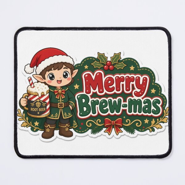 Item preview, Brewer Christmas Merry Brew-mas Gift designed and sold by Soft Merch.