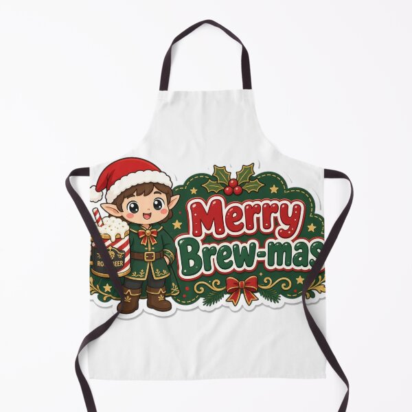 Aperçu de l'œuvre Brewer Christmas Merry Brew-mas Gift créée et vendue par Soft Merch.