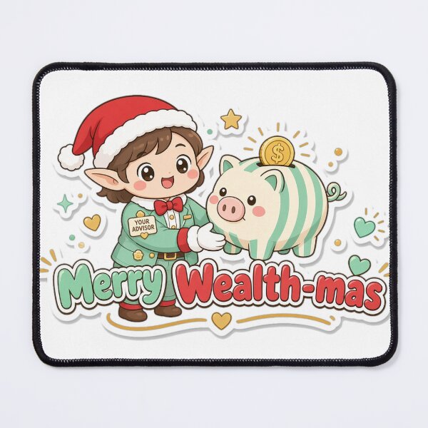 Item preview, Financial Advisor Christmas Merry Wealth-mas Gift designed and sold by Soft Merch.