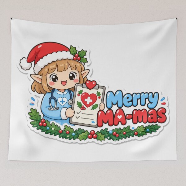 Item preview, Medical Assistant Christmas Merry MA-mas Gift designed and sold by Soft Merch.