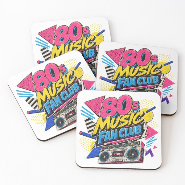 Item preview, 80s Music Fan Club – Vintage Radio Retro Music designed and sold by Nacho Average Designs.