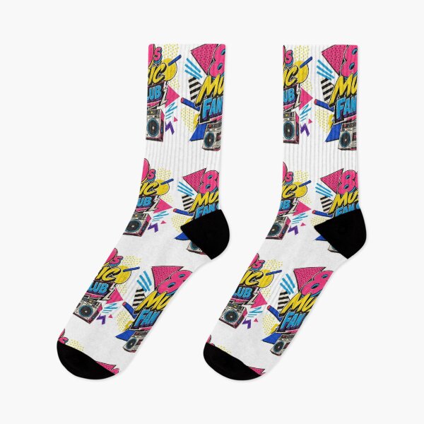 Item preview, 80s Music Fan Club – Vintage Radio Retro Music designed and sold by Nacho Average Designs.