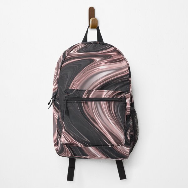 Item preview, Rose Gold Marble Liquid Swirl Texture Art designed and sold by IntelliMindDesigns.