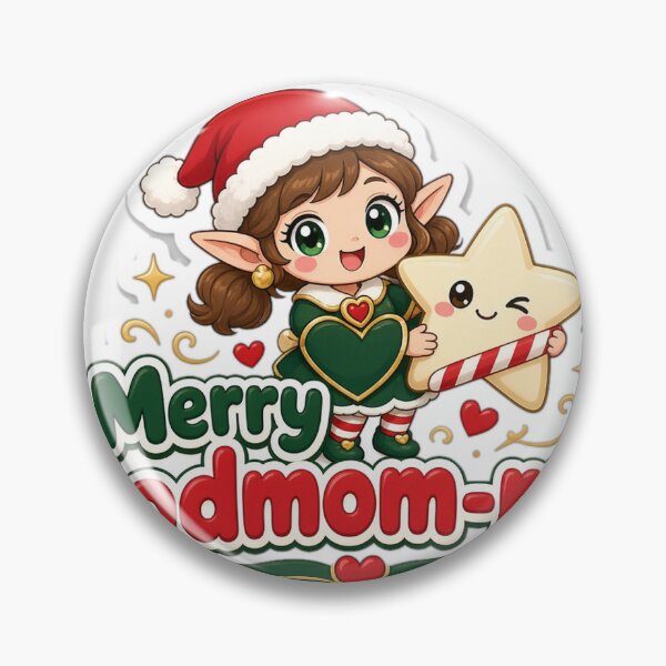 Item preview, Godmother Christmas Merry Godmom-mas Gift designed and sold by Soft Merch.