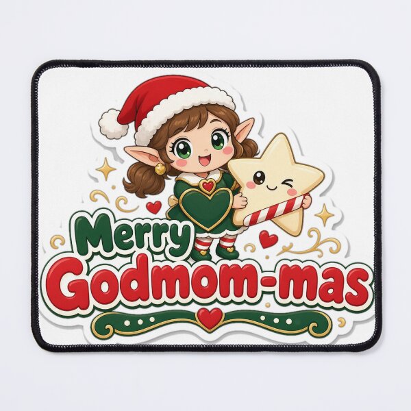 Item preview, Godmother Christmas Merry Godmom-mas Gift designed and sold by Soft Merch.