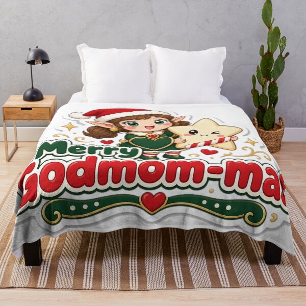 Item preview, Godmother Christmas Merry Godmom-mas Gift designed and sold by Soft Merch.
