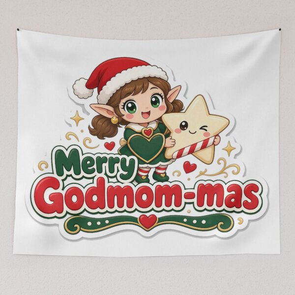 Item preview, Godmother Christmas Merry Godmom-mas Gift designed and sold by Soft Merch.