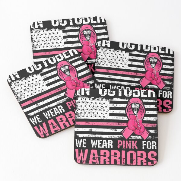 Item preview, In October We Wear Pink For Warriors Breast Cancer designed and sold by walthfehrl.
