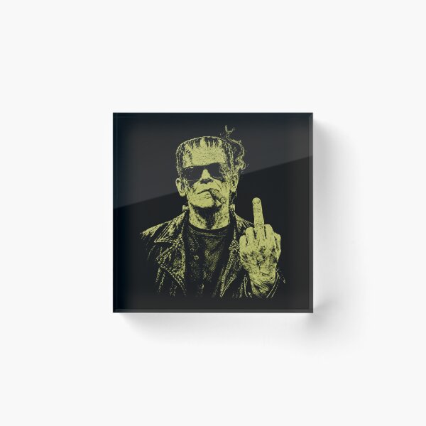 Item preview, Frankenstein Middle Finger Funny Halloween Horror designed and sold by DarrinReilly.