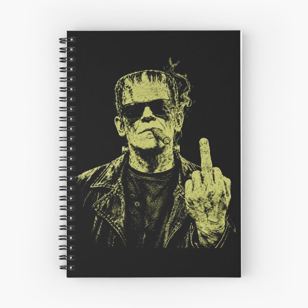 Item preview, Frankenstein Middle Finger Funny Halloween Horror designed and sold by DarrinReilly.