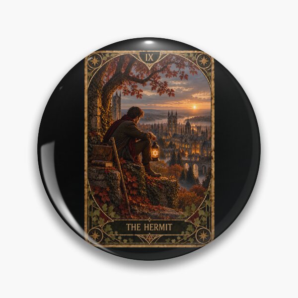 Item preview, Academia Tarot Card Prints: The Hermit designed and sold by PinUpPizzazz.