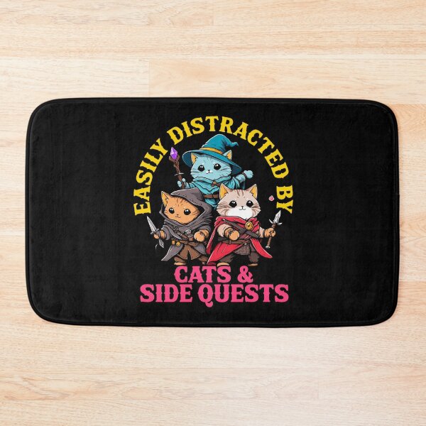 Item preview, Easily Distracted by Cats Side Quests designed and sold by NoumsAtelier.