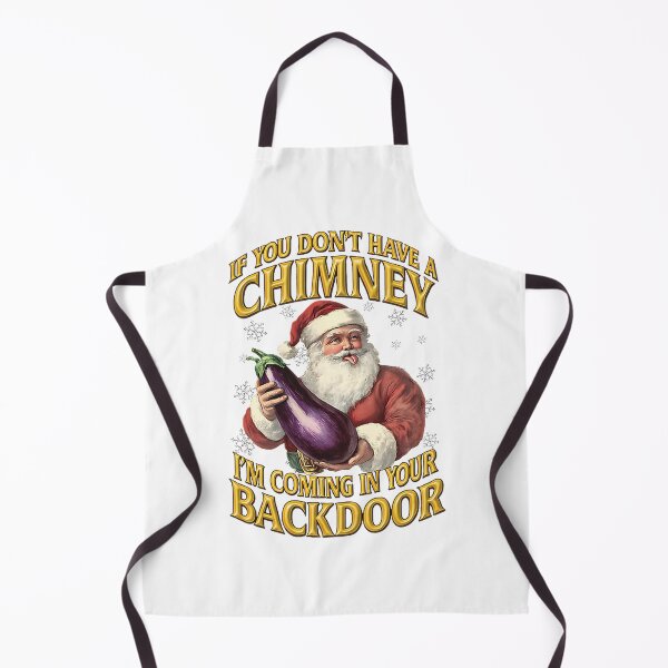 Item preview, Funny Adult Humor Christmas Santa with Eggplant Illustration designed and sold by MostafaSoliman.