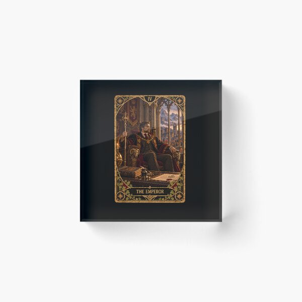 Item preview, Dark Academia Tarot Card Prints: The Emperor designed and sold by PinUpPizzazz.