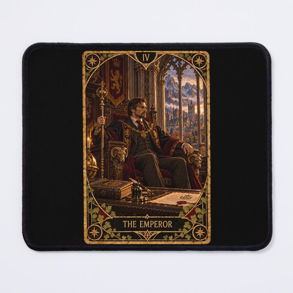 Item preview, Dark Academia Tarot Card Prints: The Emperor designed and sold by PinUpPizzazz.