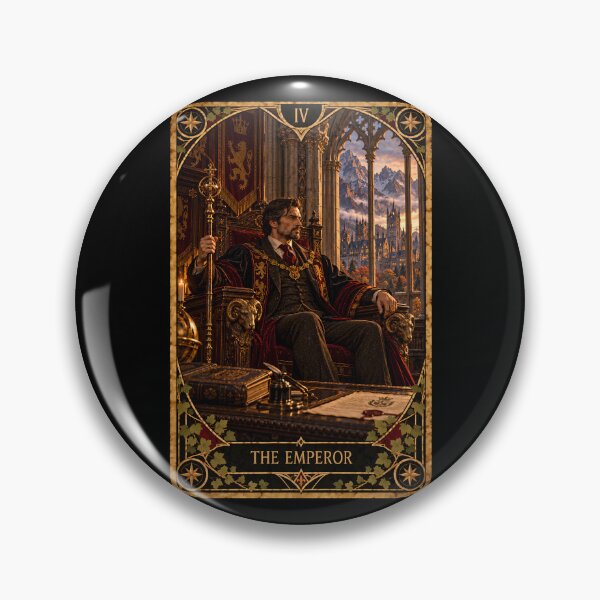 Item preview, Dark Academia Tarot Card Prints: The Emperor designed and sold by PinUpPizzazz.
