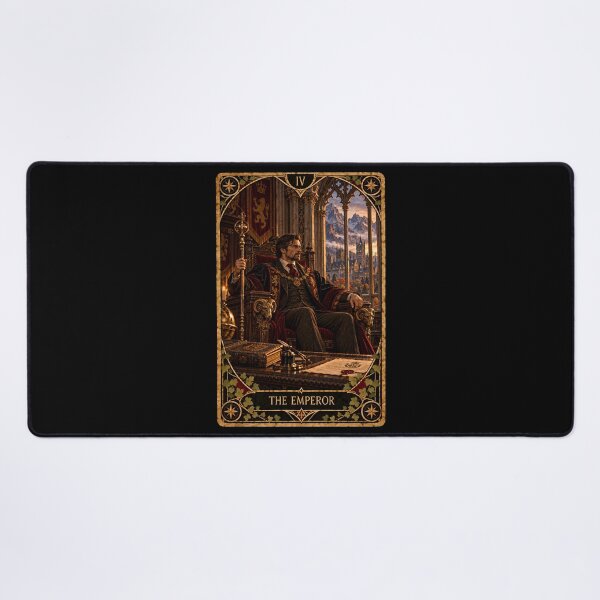 Item preview, Dark Academia Tarot Card Prints: The Emperor designed and sold by PinUpPizzazz.