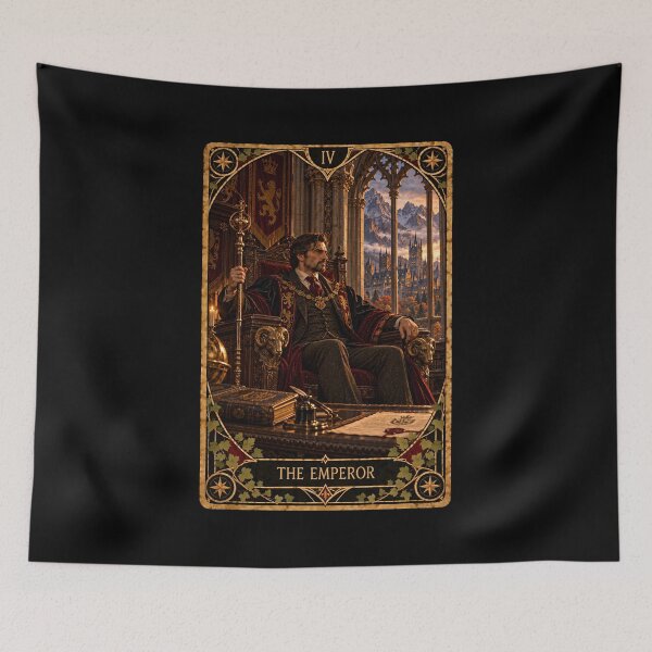 Item preview, Dark Academia Tarot Card Prints: The Emperor designed and sold by PinUpPizzazz.