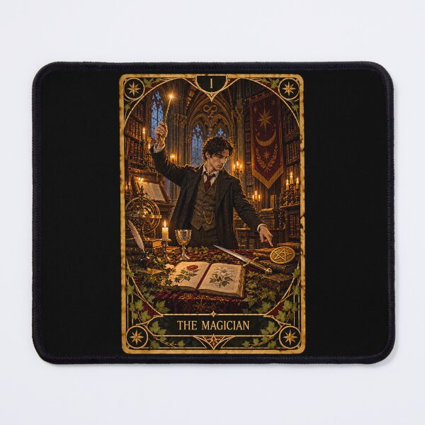 Item preview, Dark Academia Tarot Card Prints: The Magician designed and sold by PinUpPizzazz.