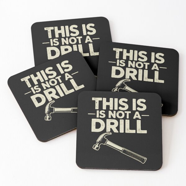 Item preview, This Is Not A Drill – Funny Hammer Handyman DIY Tool Pun designed and sold by LoFizzy.