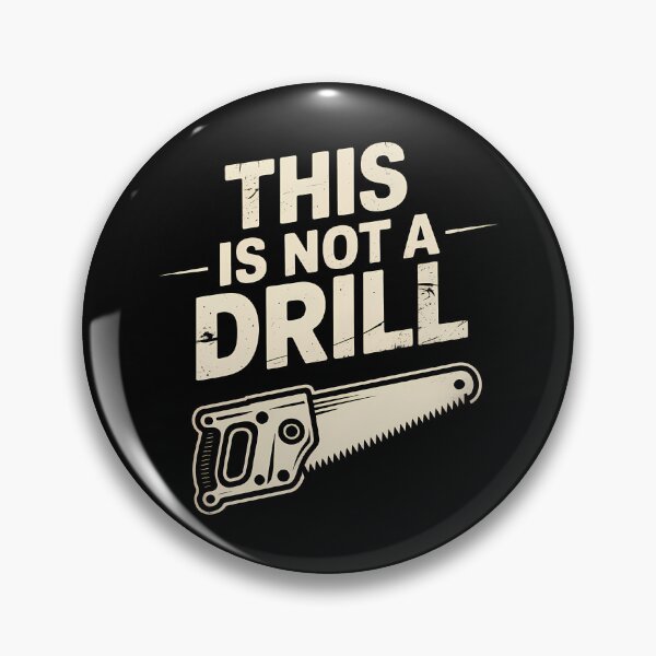 Item preview, This Is Not A Drill – Funny Hammer Handyman DIY Tool Pun designed and sold by LoFizzy.