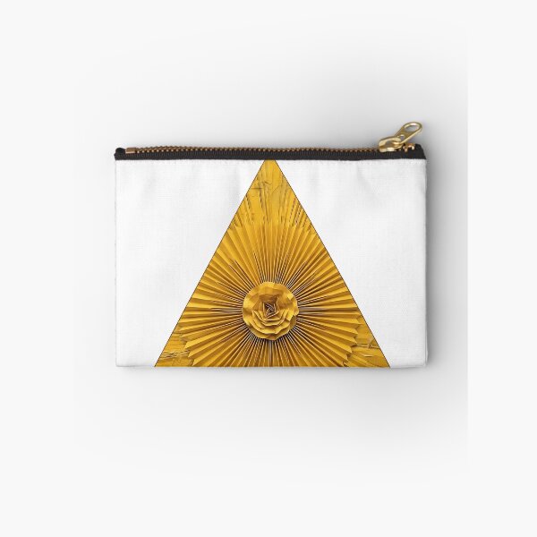 Item preview, Abstract Triangular Yellow Paper Rosette Art designed and sold by Yellow Zone.