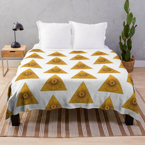 Item preview, Abstract Triangular Yellow Paper Rosette Art designed and sold by Yellow Zone.