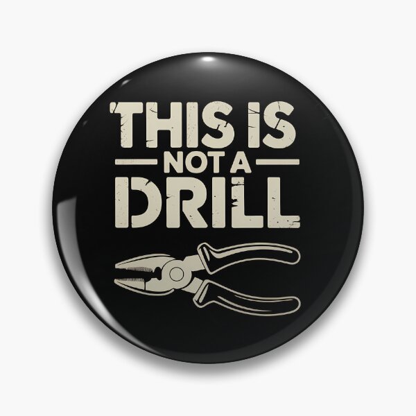 Item preview, This Is Not A Drill – Funny Hammer Handyman DIY Tool Pun designed and sold by LoFizzy.